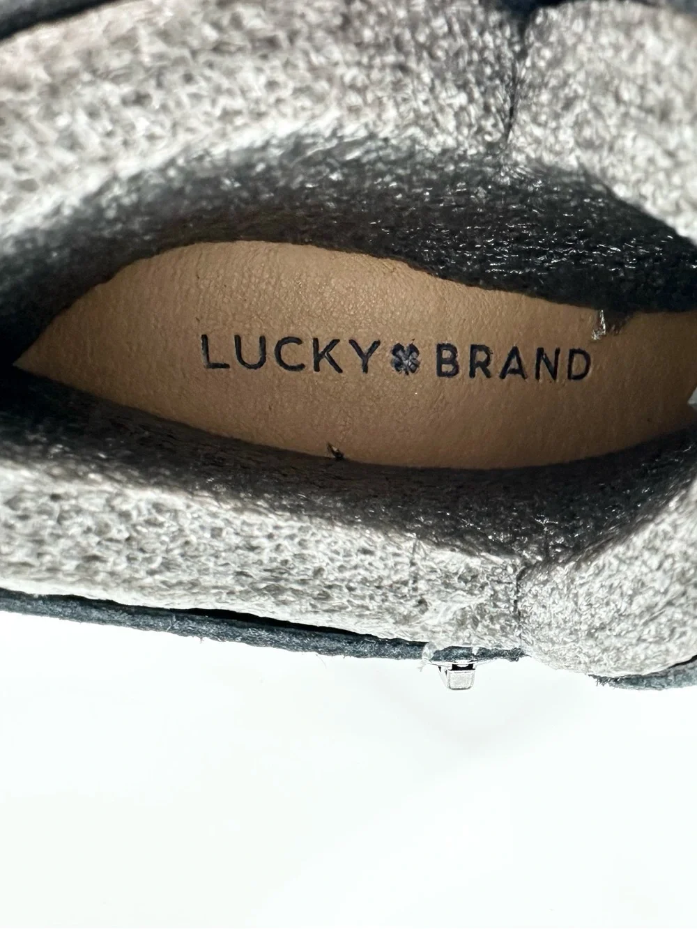 Lucky Brand Fhuna Ankle Bootie Suede Black